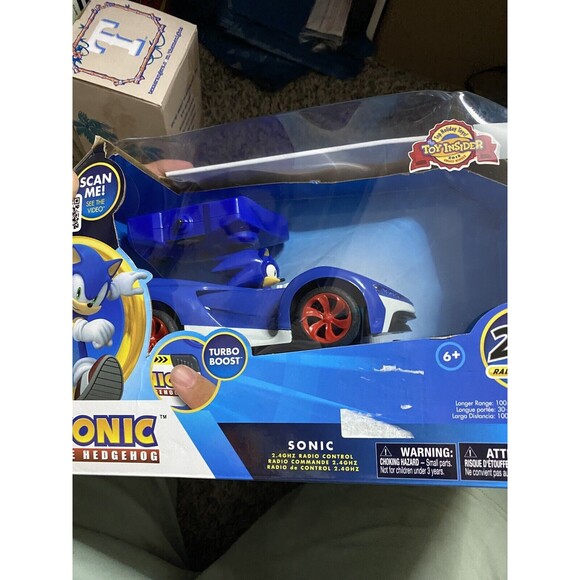NKOK Sonic the Hedgehog 2.4 GHZ Turbo Boost RC Vehicle (open Box) - Picture 3 of 3